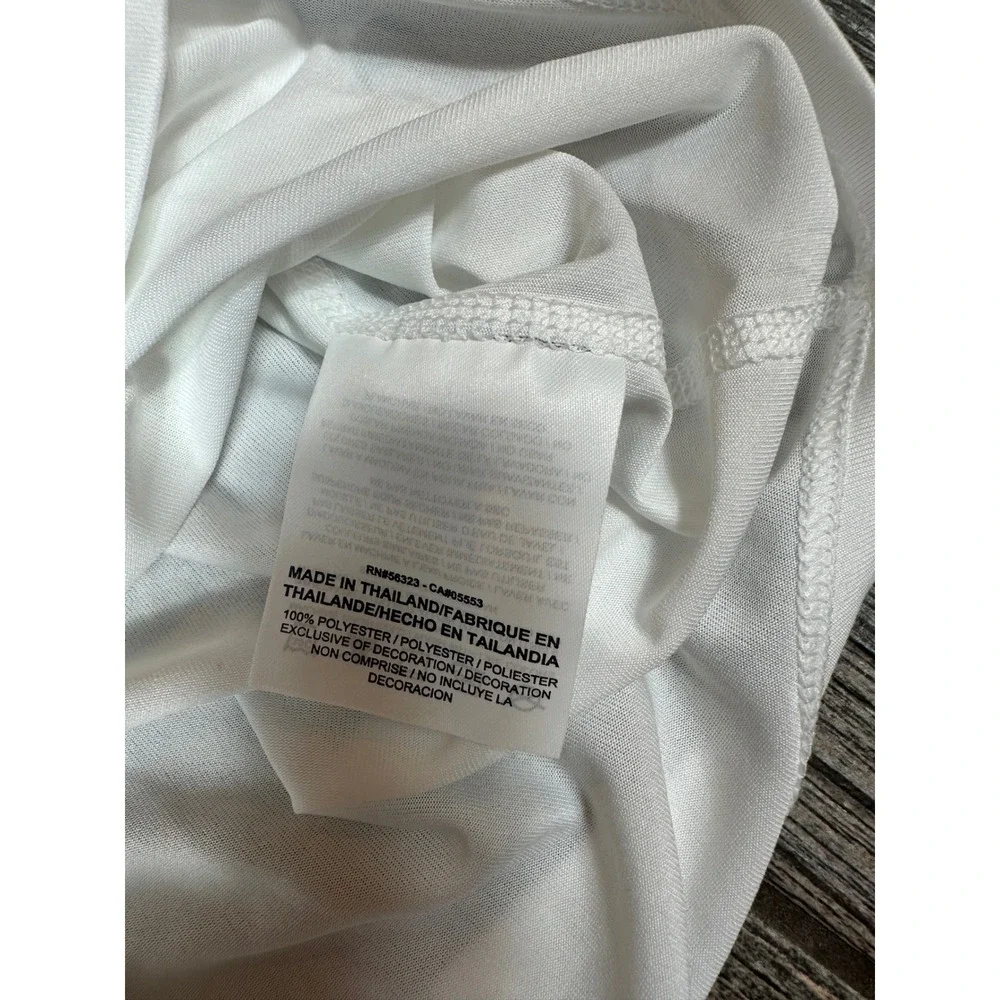 Nike Dri-FIT Training‎ Tank Top Women's XL White Just Do It Straps